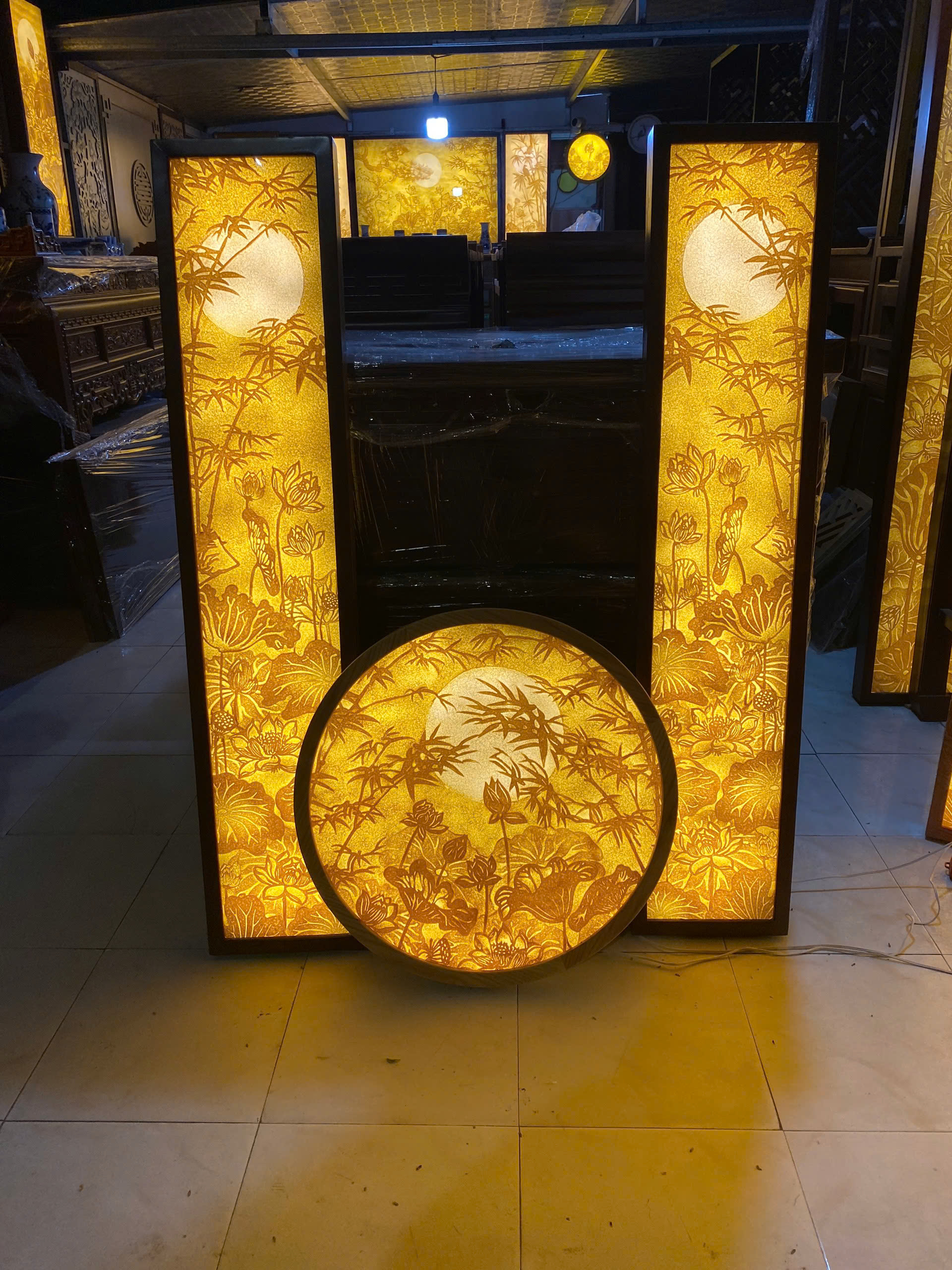 Tranh Trúc Chỉ Thủ Công - TP036