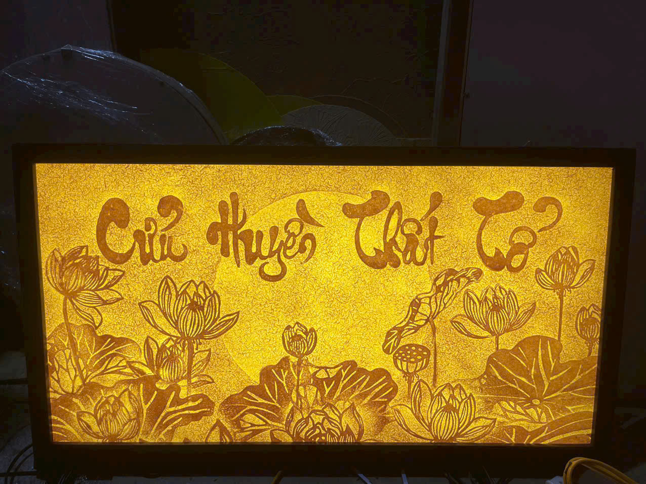 Tranh Trúc Chỉ Thủ Công - TP 08