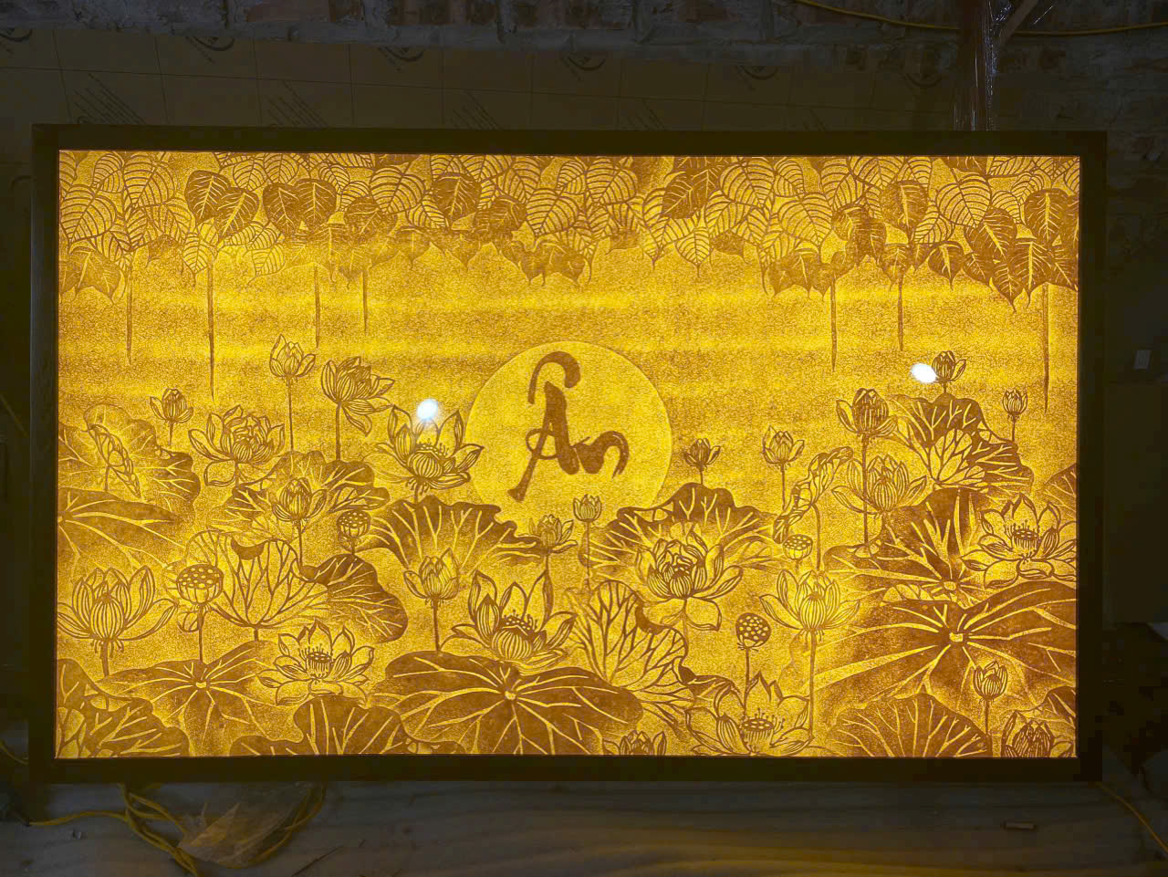 Tranh Trúc Chỉ Thủ Công - TP211