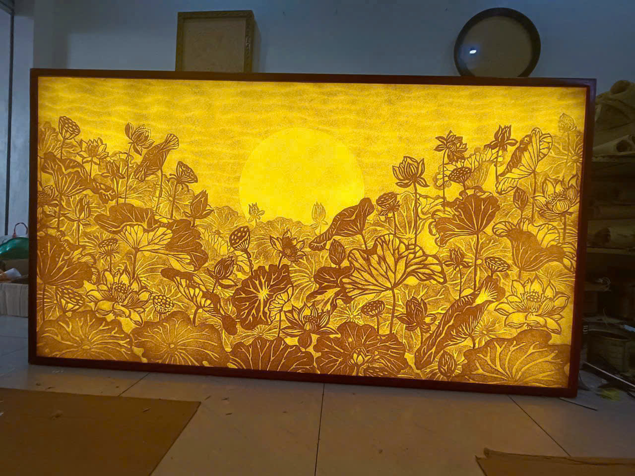 Tranh Trúc Chỉ Thủ Công - TP212