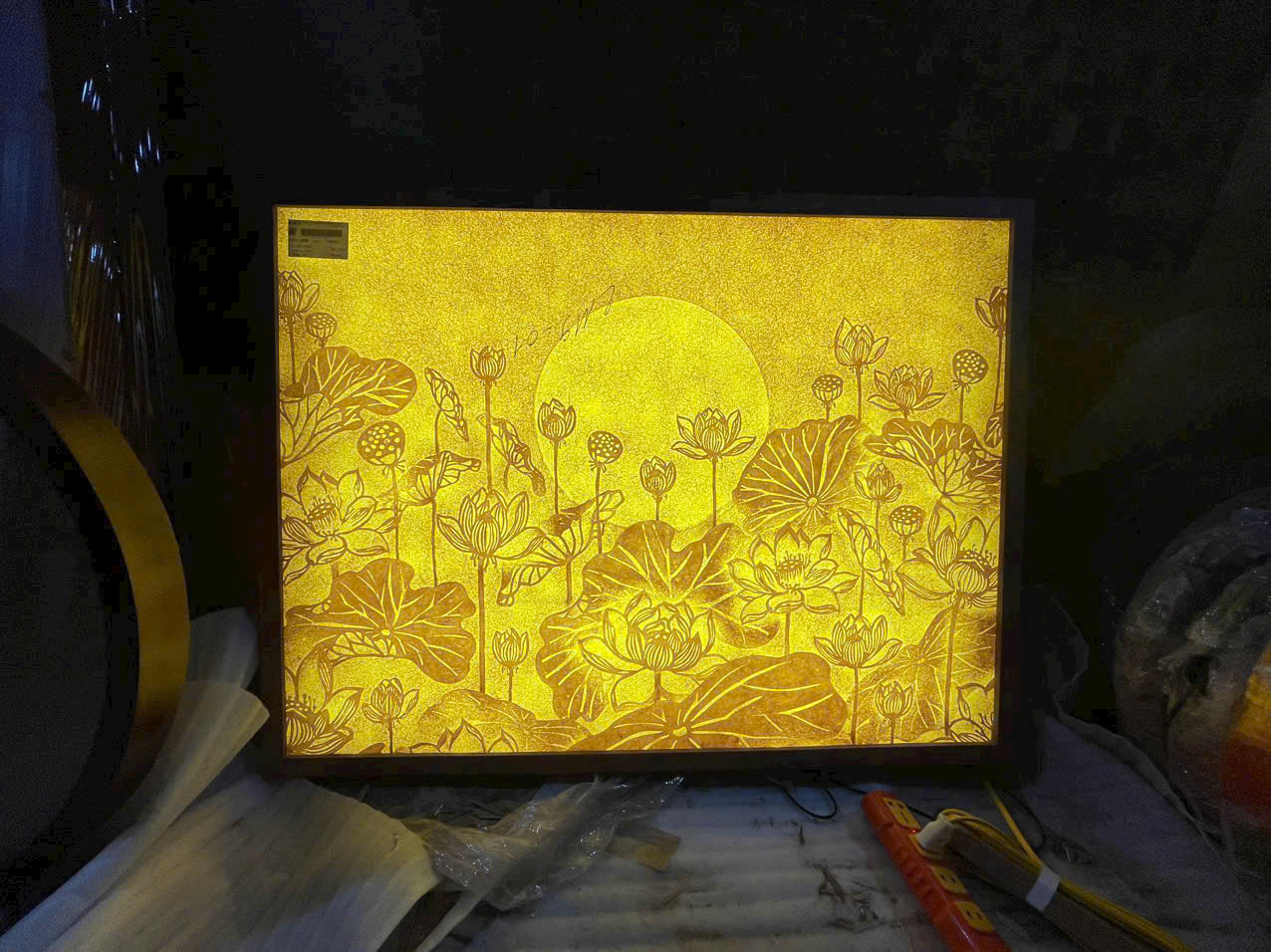 Tranh Trúc Chỉ Thủ Công - TP423