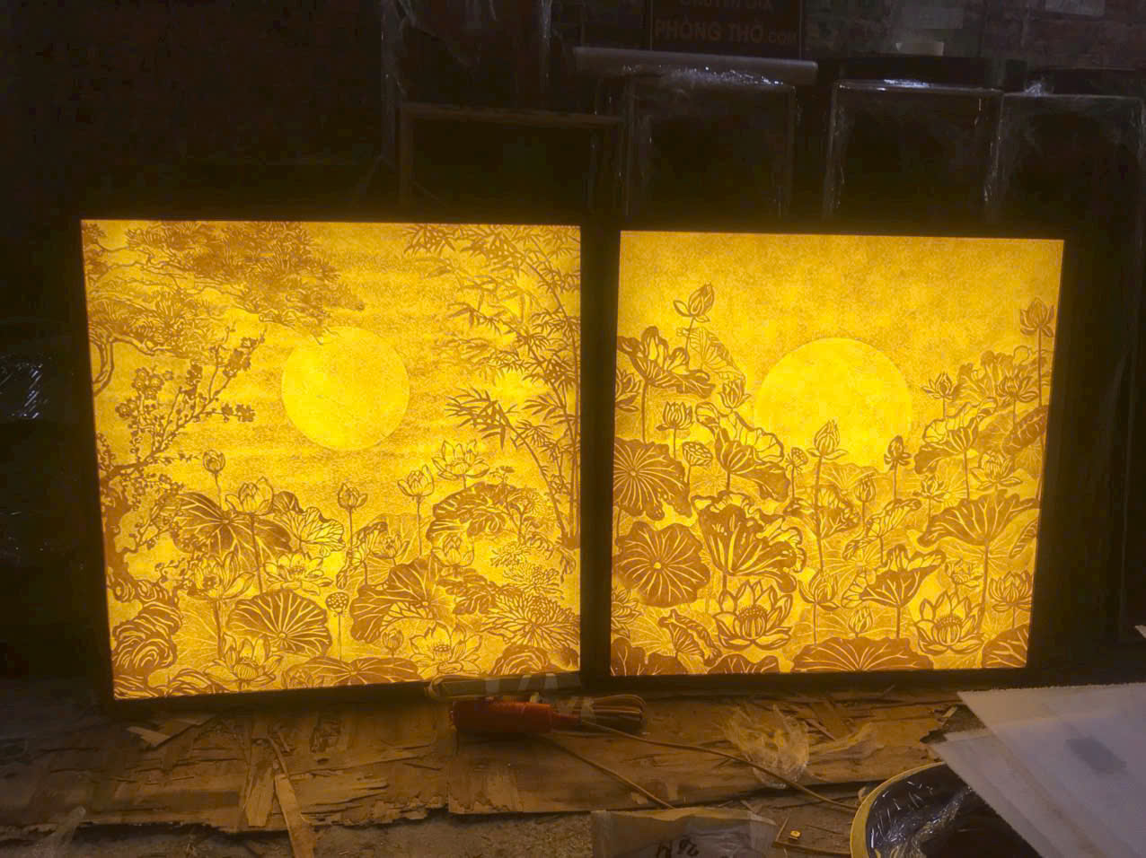 Tranh Trúc Chỉ Thủ Công - TP26