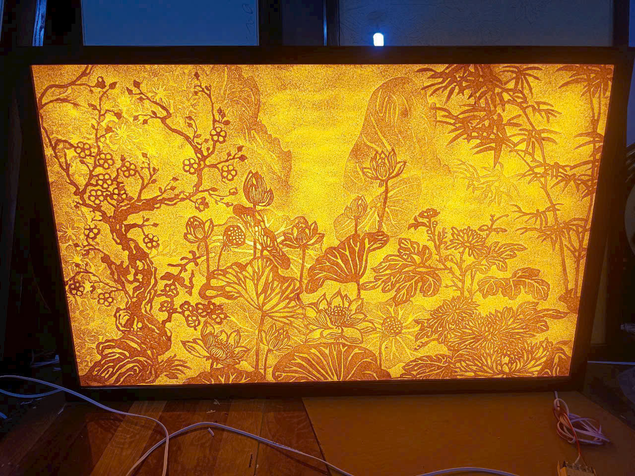 Tranh Trúc Chỉ Thủ Công - TP25