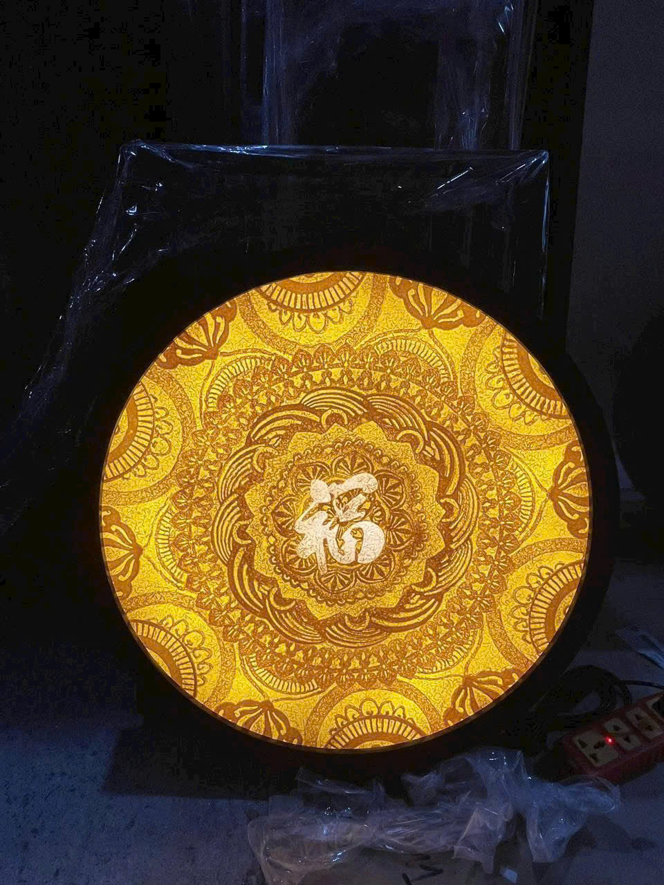 Tranh Trúc Chỉ Thủ Công Tròn – TP 81