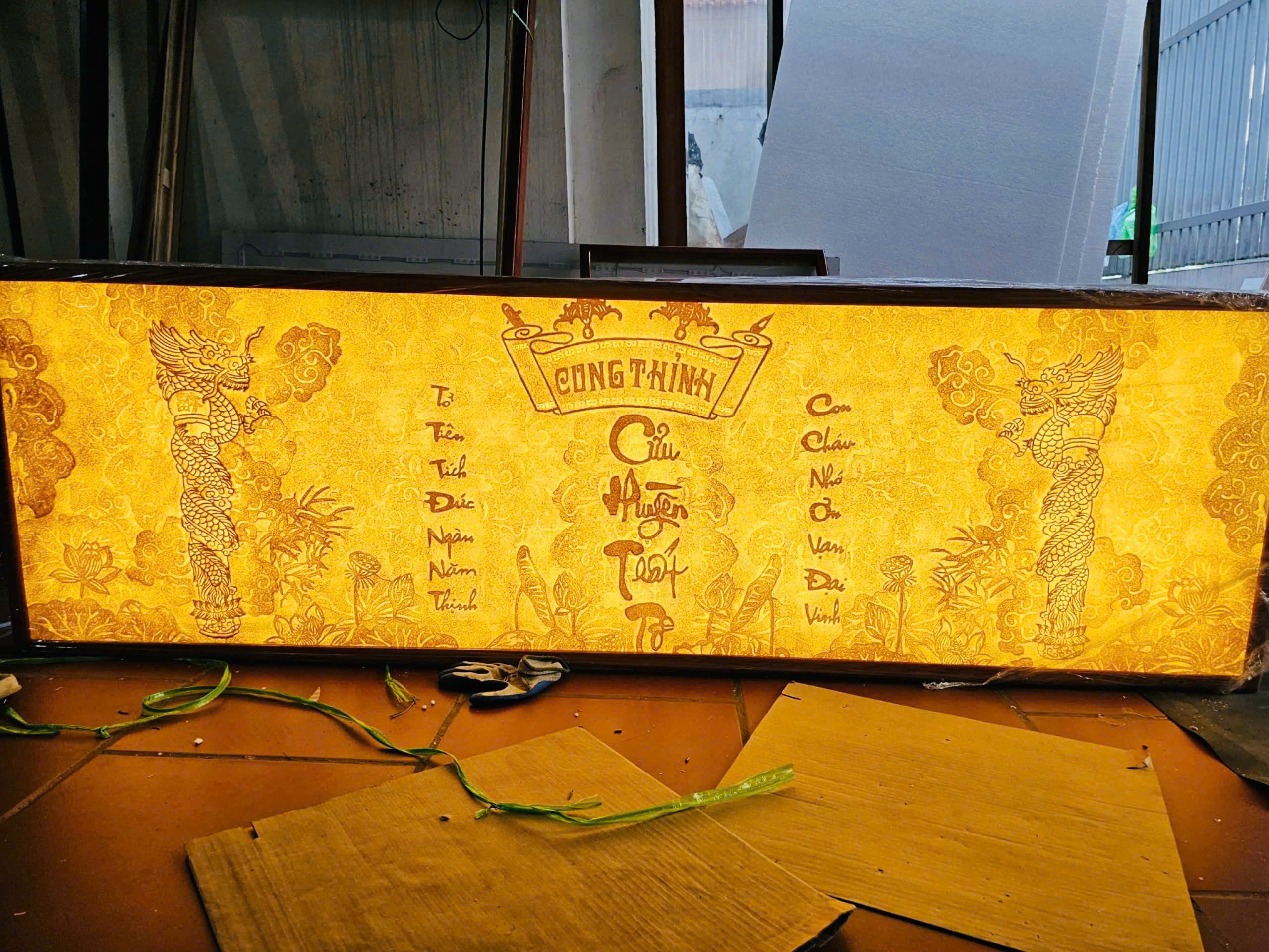 Tranh Trúc Chỉ Thủ Công - TP 552