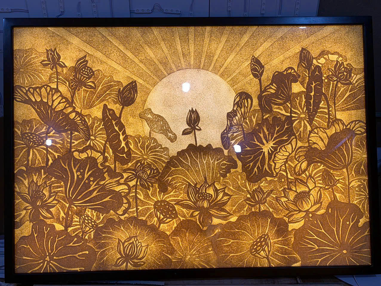 Tranh Trúc Chỉ Thủ Công - TP09