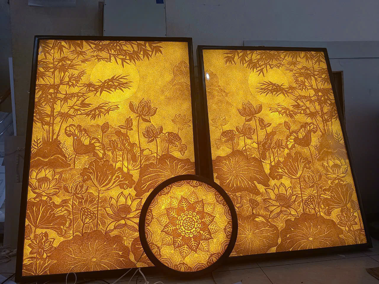 Tranh Trúc Chỉ Thủ Công - TP024